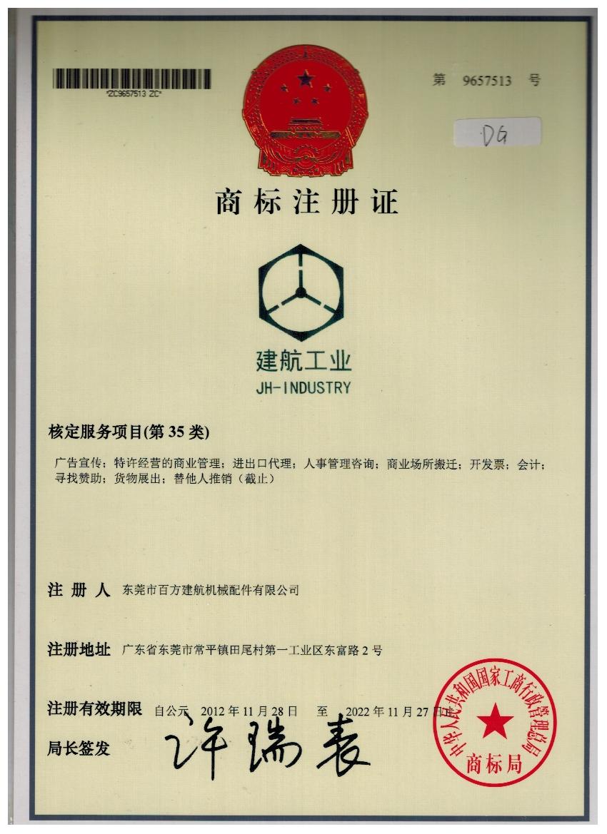 Trademark certificate(图1)